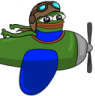 peepoPlane emote for Discord