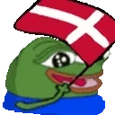 peepoDenmark emote for Discord
