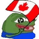 peepoCanada emote for Discord