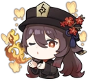 HuTaoKiss emote for Discord