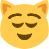 relievedcat emote for Discord