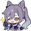 KeqingThumbsUp emote for Discord