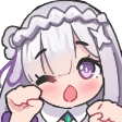 EmiliaNya emote for Discord