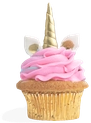 GoldenUnicornCupcake emote for Discord