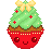 ChristmasTreeCupcake emote for Discord
