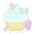 UnicornCupcake emote for Discord