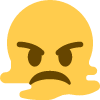Melting_Angry emote for Discord