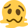 Melting_uneasy emote for Discord