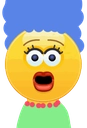 marge_simpson_skype_shocked emote for Discord