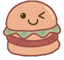 HamburgerWink emote for Discord