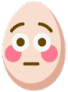 flushed_egg emote for Discord