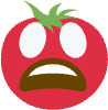 scared_tomato emote for Discord