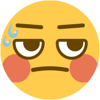blush_unamused emote for Discord