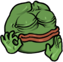 Pepe_JustRight emote for Discord