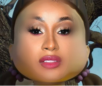 cardibsquidgamedollmeme emote for Discord