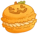 PumpkinMacaroon emote for Discord