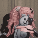 danganronpa_junko_wave emote for Discord