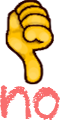 wittleroom_nonverbal_thumbno emote for Discord