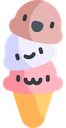 TrippleScoopIcecream emote for Discord