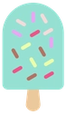 GreenSprinklePopsicle emote for Discord