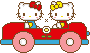 HelloKittyCar emote for Discord