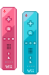 PinkAndBlueWiiRemotes emote for Discord