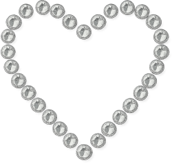 Silverheart emote for Discord