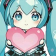 MikuHeart emote for Discord