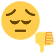 pensive_thumbsdown emote for Discord
