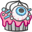 creepycute_cupcake emote for Discord