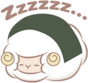 sheep_sleeping emote for Discord