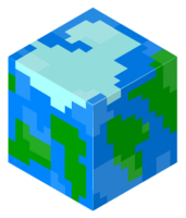Minecraft_World_Cube emote for Discord