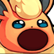 FlareonPopCat emote for Discord