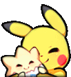 PikachuTossTogepi emote for Discord