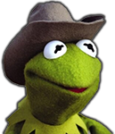kermit_yeehaw emote for Discord