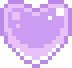 LightPurpleSpinningPixelHeart emote for Discord