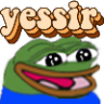 peepoYessir emote for Discord