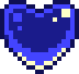 BlueSpinningPixelHeart emote for Discord