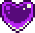 PurpleSpinningPixelHeart emote for Discord