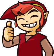 LinkThumbsupRed emote for Discord