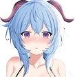GanyuBlush emote for Discord