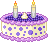 PurplePolkaDotCake emote for Discord