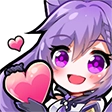 KeqingHeart emote for Discord