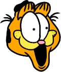 Pogging_Garfield emote for Discord