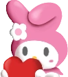 MyMelodyHeart emote for Discord
