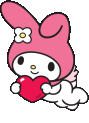 MyMelodyHeart emote for Discord