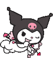 KuromiCupid emote for Discord