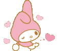 MyMelodyBlowKiss emote for Discord