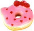 HelloKittyDonut emote for Discord