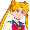 SailorMoonAnnoyed emote for Discord